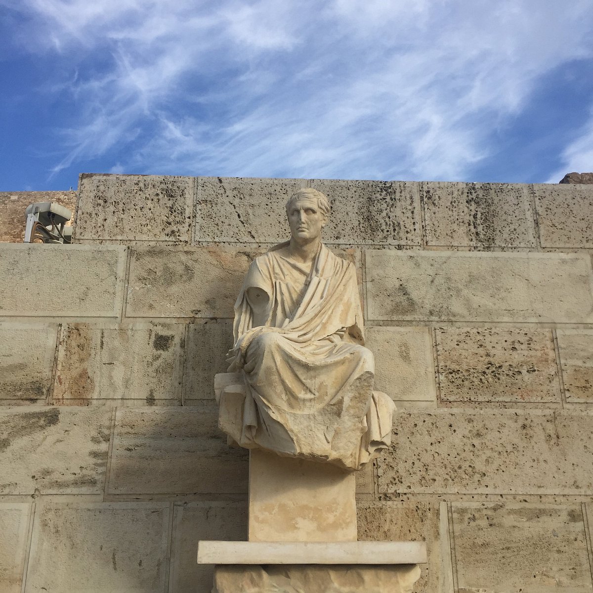προτομή του ποιητή Μενάνδρου