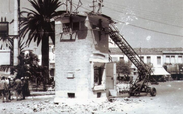 Ο παλιός ηλεκτρικός υποσταθμός της Σάμου στην πλατεία Πυθαγόρα
