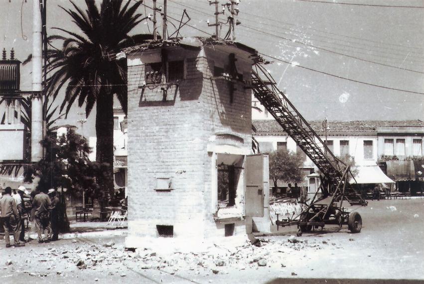 Ο παλιός ηλεκτρικός υποσταθμός της Σάμου στην πλατεία Πυθαγόρα
